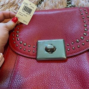 Red Coach backpack